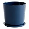 HAY Botanical Family Pot And Saucer, XL, Dark Blue -Fredericia Sales 001 HAY HA541428 Botanical Family Set XL dark blue kb