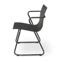 Mater Ocean Chair, Black -Fredericia Sales 09301 OceanChair Black Side