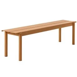 Muuto Linear Steel Bench 170 Cm, Burnt Orange