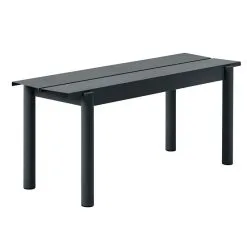 Muuto Linear Steel Bench 110 Cm, Black