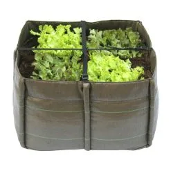 Bacsac Bacsquare 4 Fabric Planter, 140 L, Geotextile -Fredericia Sales 111BacsacSS2018 iso TH