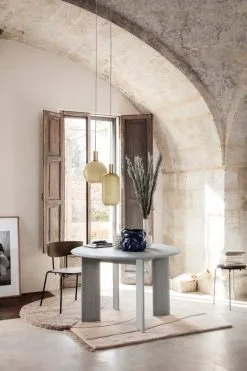 Ferm LIVING Ceramic Basket, Small, Off-white 10 Ferm LIVING Ceramic Basket, Small, Off-white -Fredericia Sales 113 2127