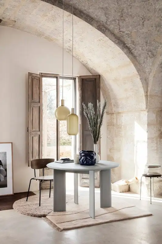 Ferm LIVING Ceramic Basket, Small, Off-white 5 Ferm LIVING Ceramic Basket, Small, Off-white - Image 3