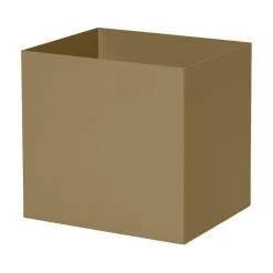 Ferm LIVING Plant Box Pot, Square, Olive