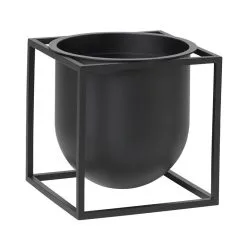 By Lassen Kubus Flowerpot 14, Black