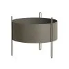 Woud Pidestall Planter, Medium, Taupe -Fredericia Sales 12Woud AK