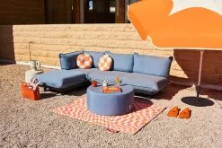 Fatboy Paletti Sofa, 3 Modules, Left, Storm Blue -Fredericia Sales 14 fatboy paletti storm blue horizontal ambiance motelfrankrijk 03