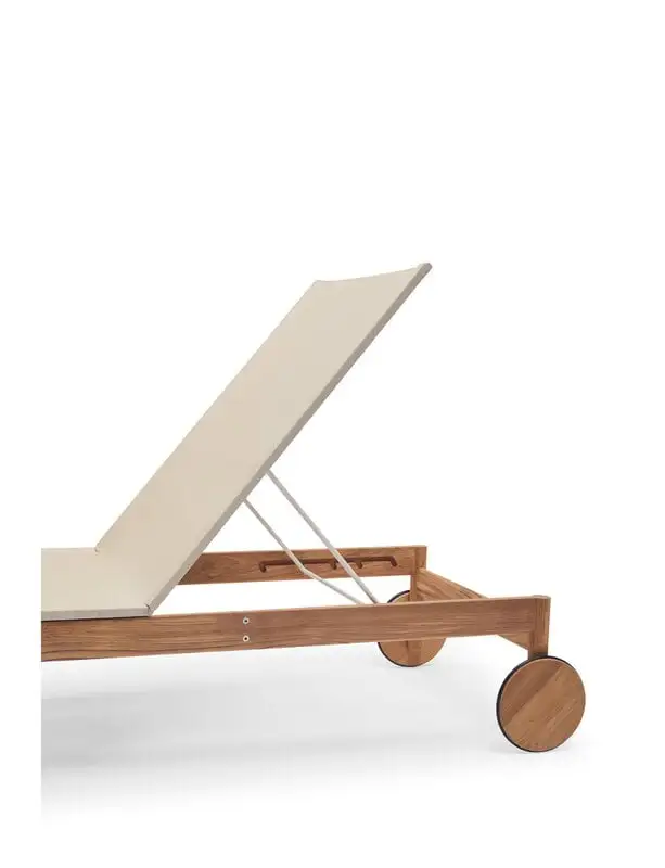 Skagerak Pelago Sunbed, Sand 4 Skagerak Pelago Sunbed, Sand - Image 2