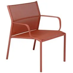 Fermob Cadiz Low Armchair, Red Ochre