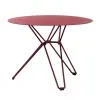 Massproductions Tio Table, 60 Cm, Low, Burgundy
