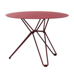 Massproductions Tio Table, 60 Cm, Low, Burgundy
