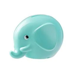 Palaset Medi Elephant Moneybox, Mint Green