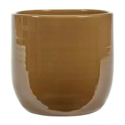 Serax Glazed Shades Pot, Mustard