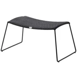 Cane-line Breeze Footstool, Black