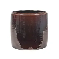Serax Glazed Shades Pot, 34 X 34 Cm, Brown