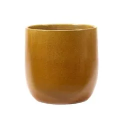 Serax Glazed Shades Flower Pot, 27 X 29 Cm, Honey