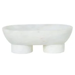 Front Page 11 Ferm LIVING Alza Bowl, White Marble