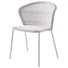 Cane-line Lean Chair, White-grey 1 Cane-line Lean Chair, White-grey -Fredericia Sales 217Cane line iso TH