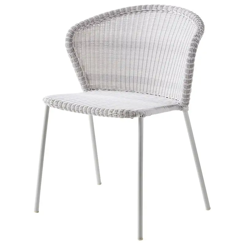 Cane-line Lean Chair, White-grey 3 Cane-line Lean Chair, White-grey