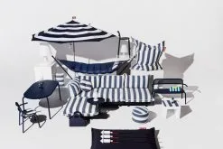 Fatboy Paletti Sofa, 2 Modules, Right, Stripe Ocean Blue -Fredericia Sales 21 FATBOY Blue Masterpiece 2