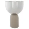 AYTM Torus Flowerpot, M, Silver - Taupe -Fredericia Sales 220AYTM AK