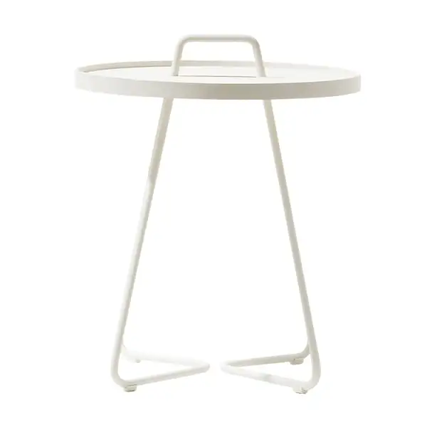 Cane-line On-the-move Table, Small, White 3 Cane-line On-the-move Table, Small, White