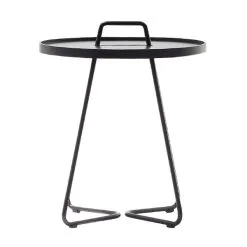 Cane-line On-the-move Table, Small, Black