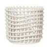 Ferm LIVING Ceramic Basket, Large, Off-white 1 Ferm LIVING Ceramic Basket, Large, Off-white -Fredericia Sales 27fermliving ceramic kori iso valk ma