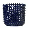 Ferm LIVING Ceramic Basket, Large, Blue