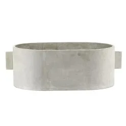 Serax Concrete Plant Pot Oval, 55 X 36 Cm, Grey