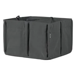 Bacsac Bacsquare 4 Fabric Planter, 140 L, Black Grey