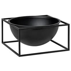 By Lassen Kubus Centrepiece Bowl, Large, Black