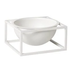 By Lassen Kubus Centrepiece Bowl, Small, White
