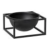 By Lassen Kubus Centrepiece Bowl, Small, Black