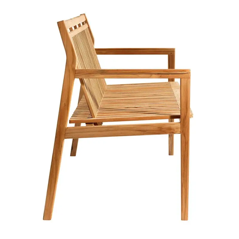 FDB Møbler M11 Sammen 3-seater Bench With Backrest 6 FDB Møbler M11 Sammen 3-seater Bench With Backrest - Image 4