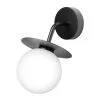 Nuura Liila Outdoor Wall Lamp, Black - Opal White -Fredericia Sales 390Nuura AK