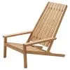 Skagerak Between Lines Deck Chair, Teak -Fredericia Sales 398 Skagerak 20 TH