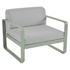 Fermob Bellevie Armchair, Cactus - Flannel Grey