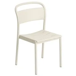 Muuto Linear Steel Side Chair, Off White