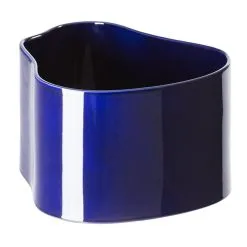 Artek Riihitie Plant Pot A, Large, Blue Gloss