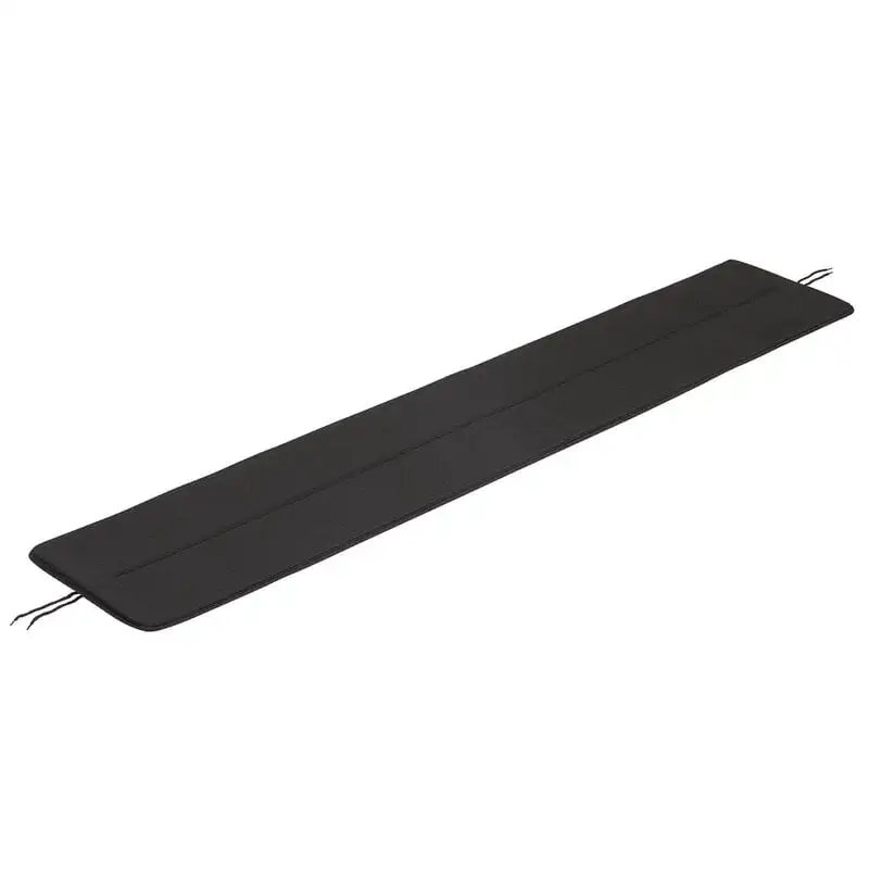 Muuto Linear Steel Bench Seat Pad, 170 Cm, Patch - Black 3 Muuto Linear Steel Bench Seat Pad, 170 Cm, Patch - Black