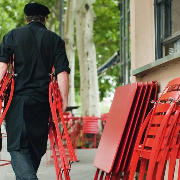 Fermob Bistro Metal Chair, Cotton White 5 Fermob Bistro Metal Chair, Cotton White - Image 3