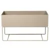 Ferm LIVING Plant Box, Large, Cashmere -Fredericia Sales 42fermliving plantbox iso cashmere ma
