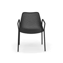 Emu Round Armchair, Black -Fredericia Sales 466 24 0 f