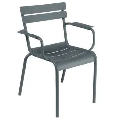 Fermob Luxembourg Armchair, Storm Grey