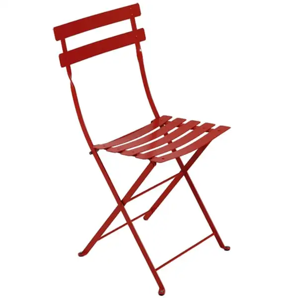 Fermob Bistro Metal Chair, Chili 3 Fermob Bistro Metal Chair, Chili