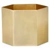 Ferm LIVING Hexagon Pot XL, Brass -Fredericia Sales 543FermLiving 20 TH
