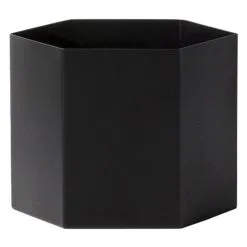 Ferm LIVING Hexagon Pot, XL, Black
