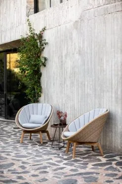 Cane-line Peacock Lounge Chair, Teak - Light Natural -Fredericia Sales 5458UT 5458YSN96 5065AMO