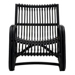 Cane-line Curve Lounge Chair, Lava Grey -Fredericia Sales 57402ALG 2